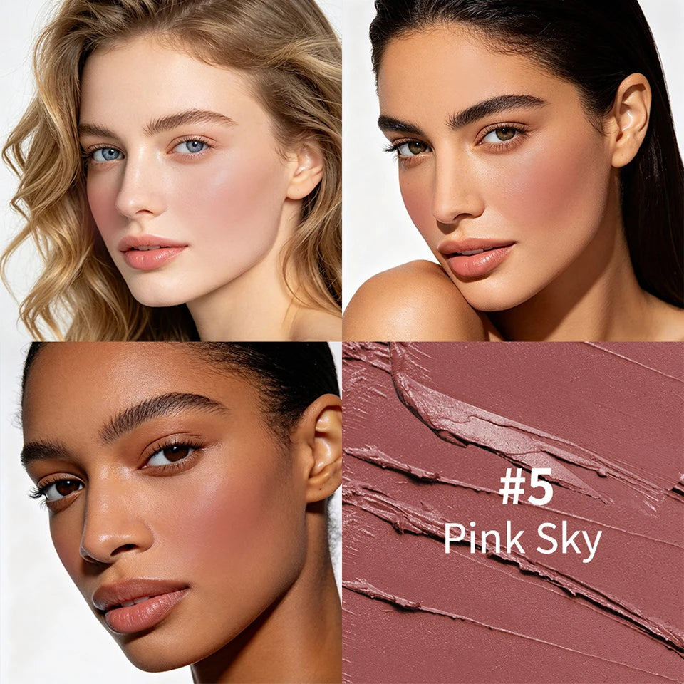 Hydrating SPF 50 Tinted Blush Balm Stick for Natural Sun Protection