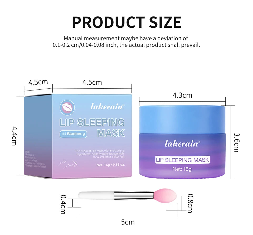 Dual-Color Hydrating Lip Sleeping Mask for Dry and Cracked Lips - 17