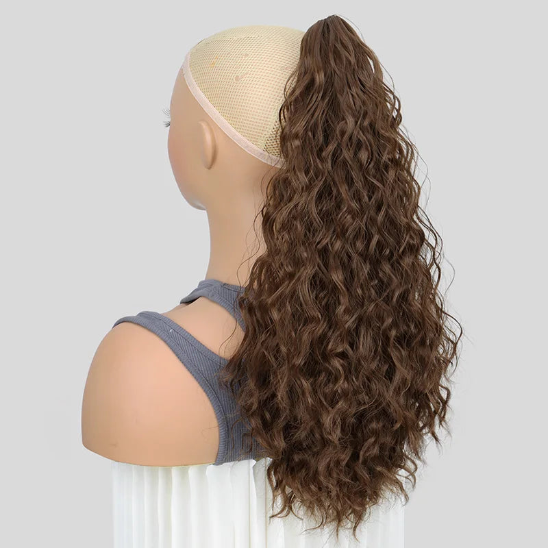 20-Inch Wavy Curly Claw Clip Ponytail Extension - 14