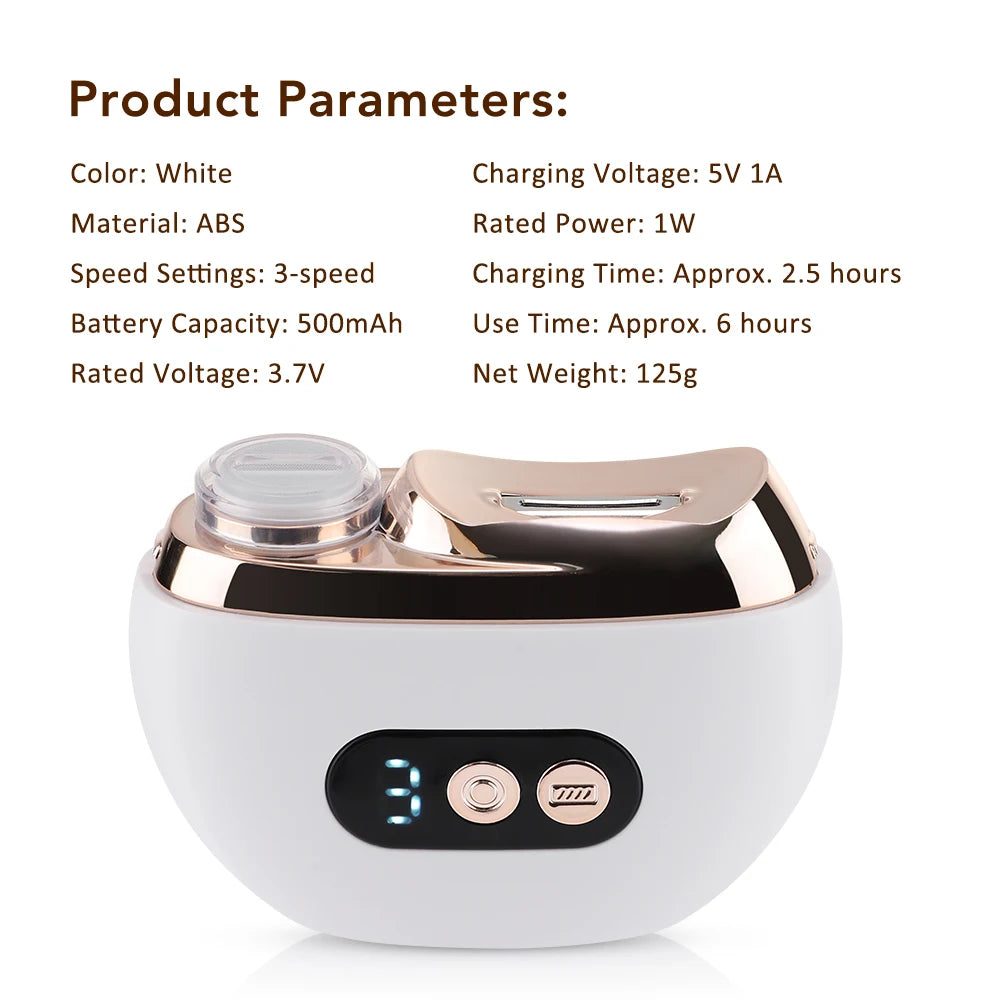 Electric Nail Trimmer and Polisher with LED Light for Baby and Adults - 9