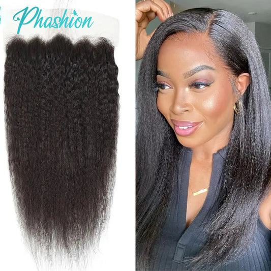 Kinky Straight Lace Frontal for Natural Looking Hairstyles