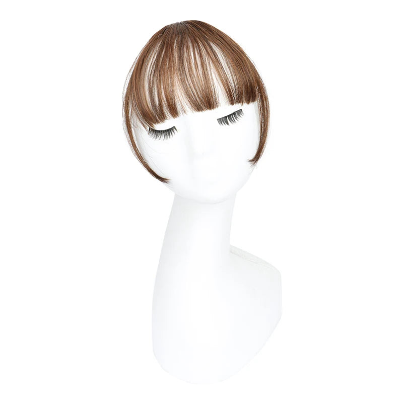 Invisible Clip-In Hair Bangs Extension for Women - 9