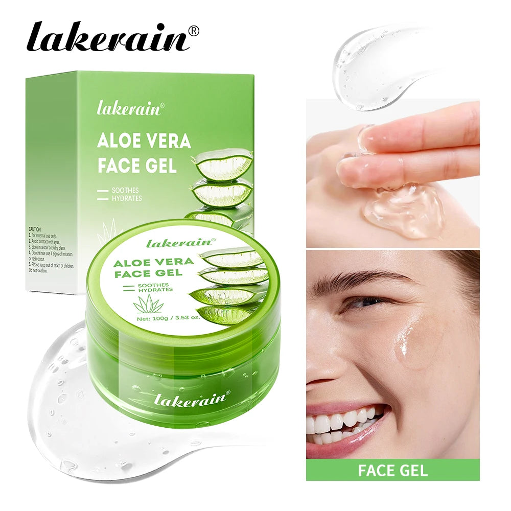 Hydrating Aloe Vera Gel for Soothing and Moisturizing Facial Skin Care - 1