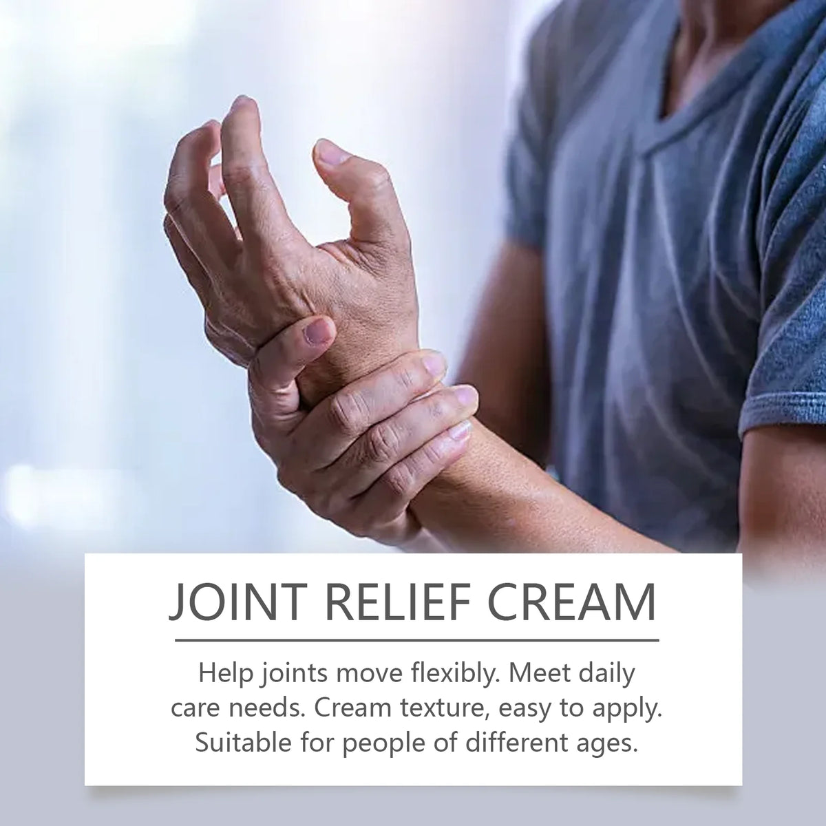Soothing Joint Relief Massage Cream for Muscle Pain and Flexibility