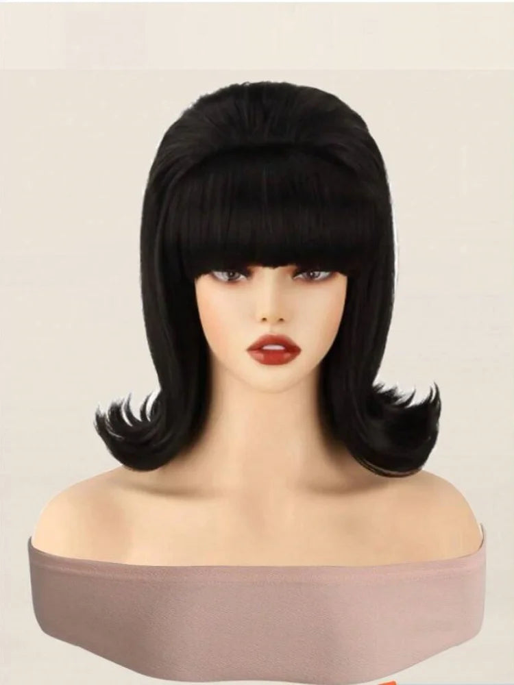 Short Wavy Bob Wig for Women Daily Wear