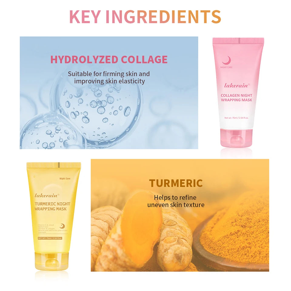 Overnight Hydrating and Firming Peel-Off Face Mask Duo Set - 12