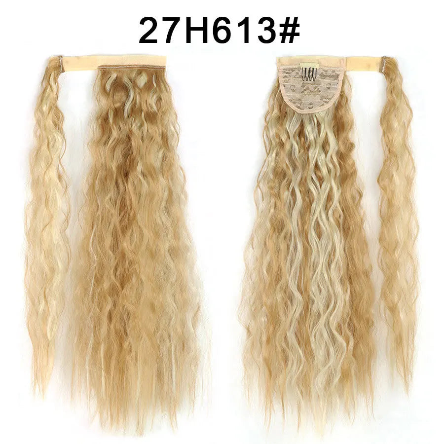 Long Wavy Synthetic Wrap Around Ponytail Extension for Instant Volume - 19