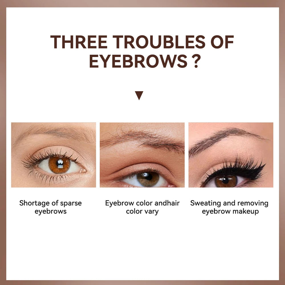 Waterproof Eyebrow Tint Gel for Long-Lasting Defined Brows