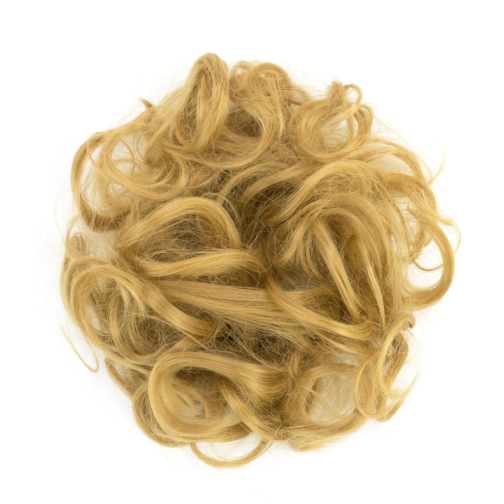 Messy Curly Hair Bun Scrunchie for Instant Volume and Elegant Updos - 23