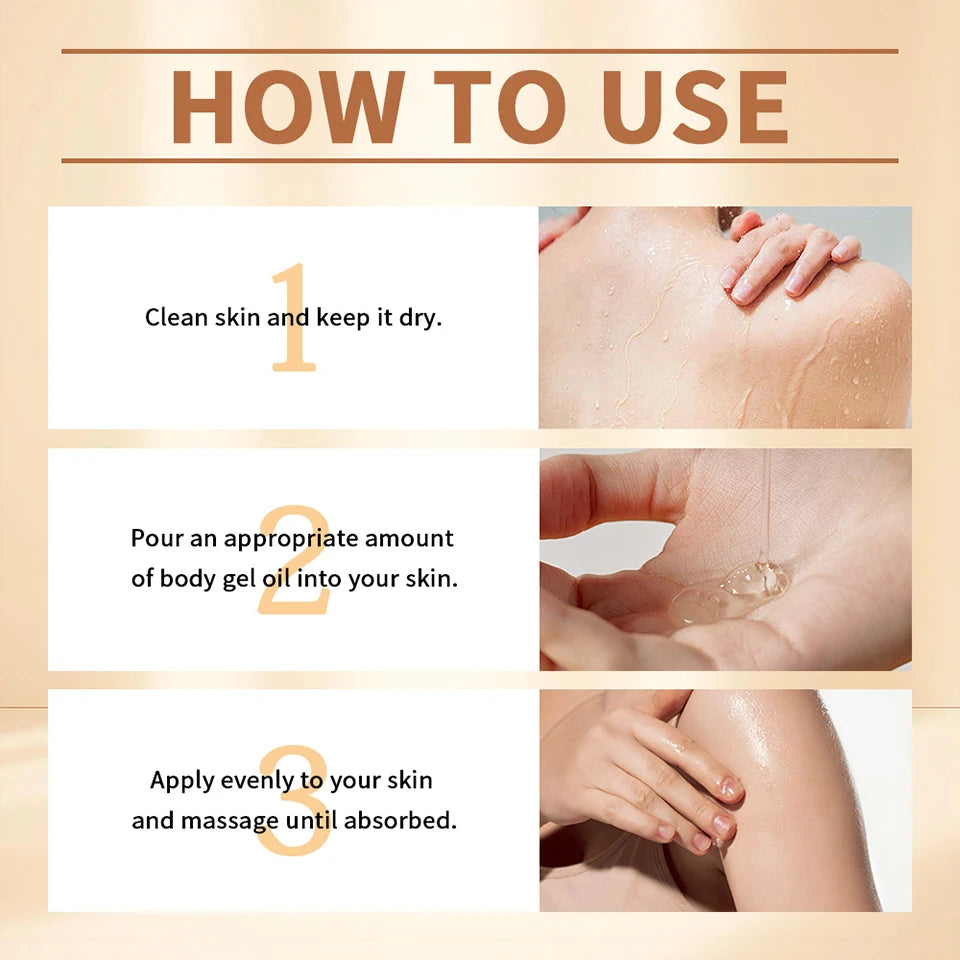Radiant Nourishing Body Gel Oil for Deep Hydration and Glowing Skin - 12
