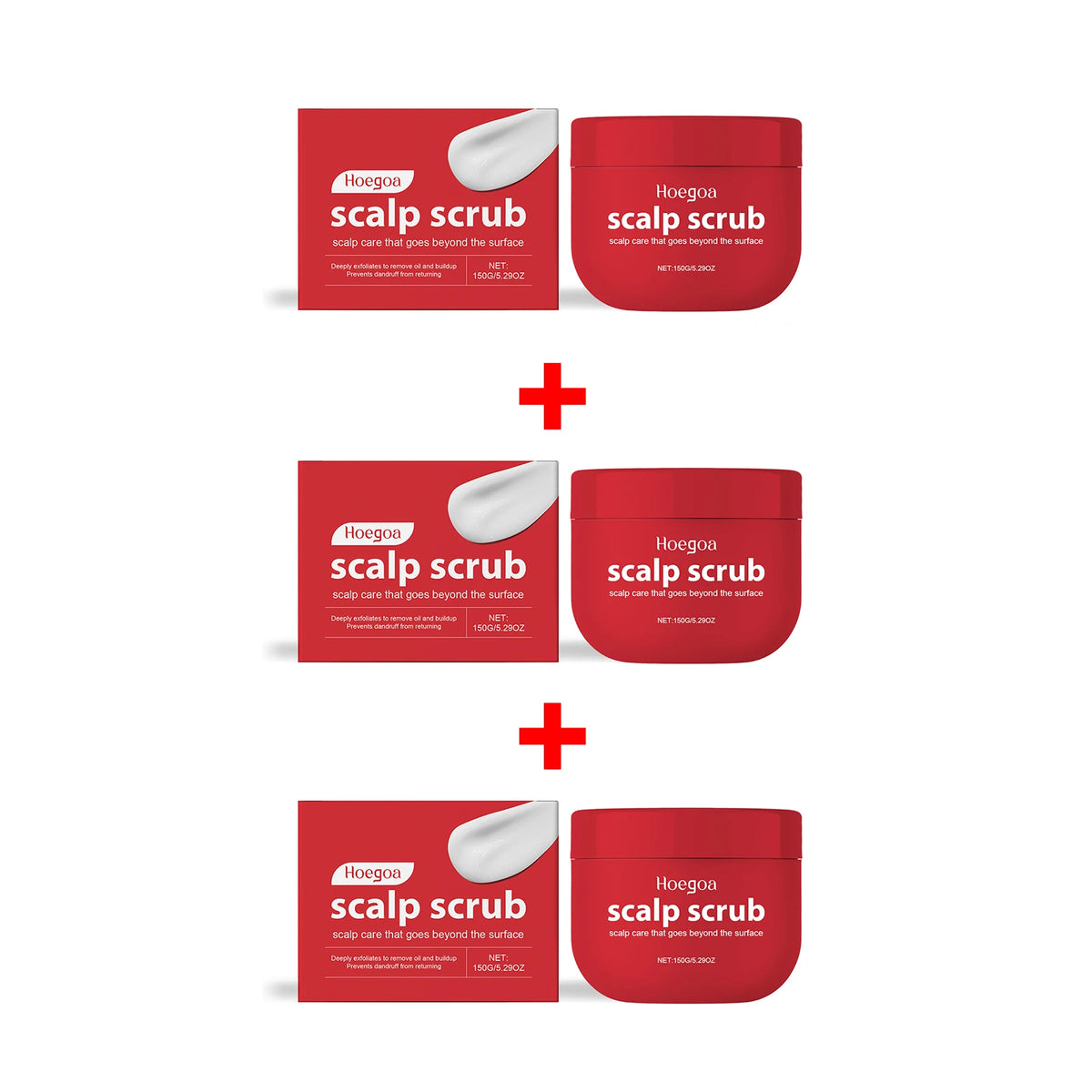 Deep Cleansing Scalp Exfoliator for Dandruff Relief and Oil Control