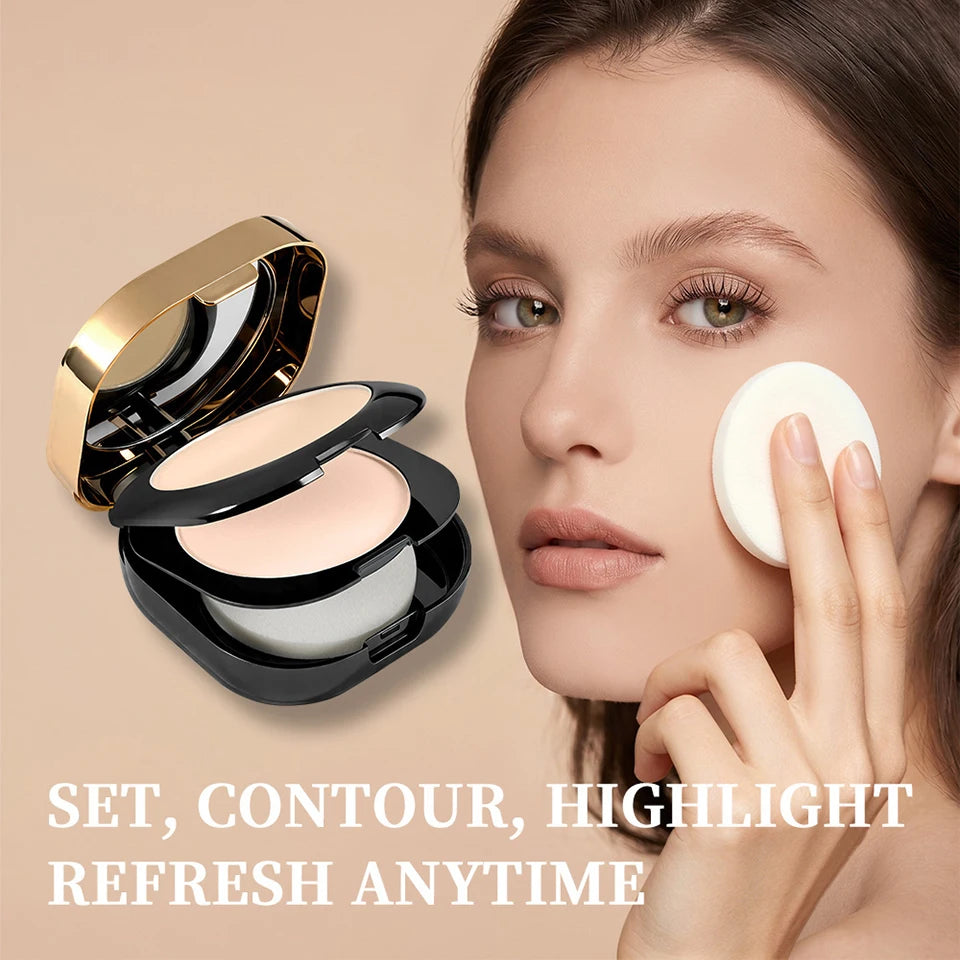 Double Layer Matte Setting Powder for Long-Lasting Oil Control and Coverage