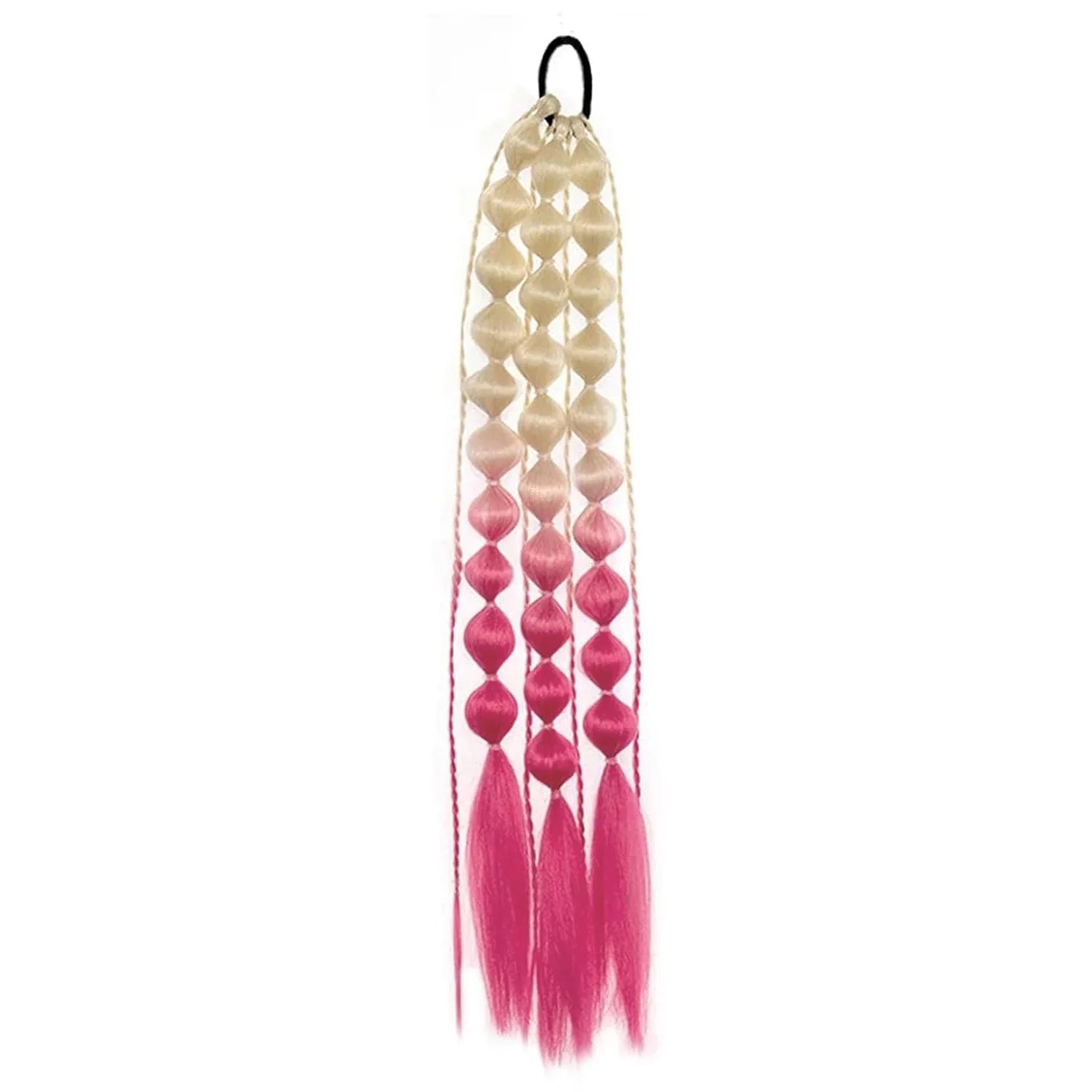Colorful Bubble Braid Ponytail Extension for Instant Volume - 31