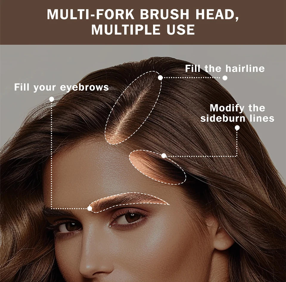 Waterproof Multi-Fork Liquid Eyebrow Pen for Natural Microbladed Brows - 15