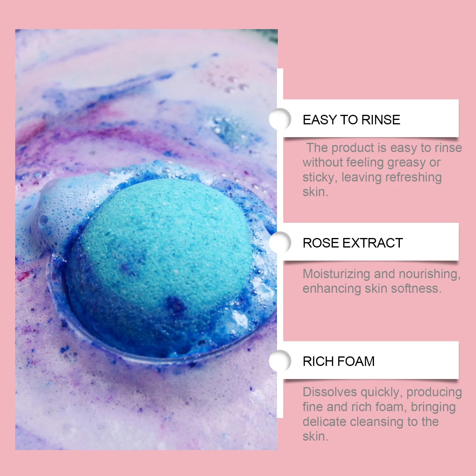 Aromatherapy Bath Bombs for Stress Relief and Moisturizing Skin Care - 6