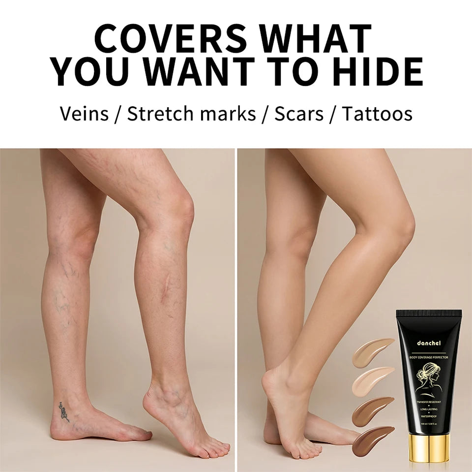 Waterproof Full Coverage Body Concealer for Tattoos Scars and Blemishes - 13