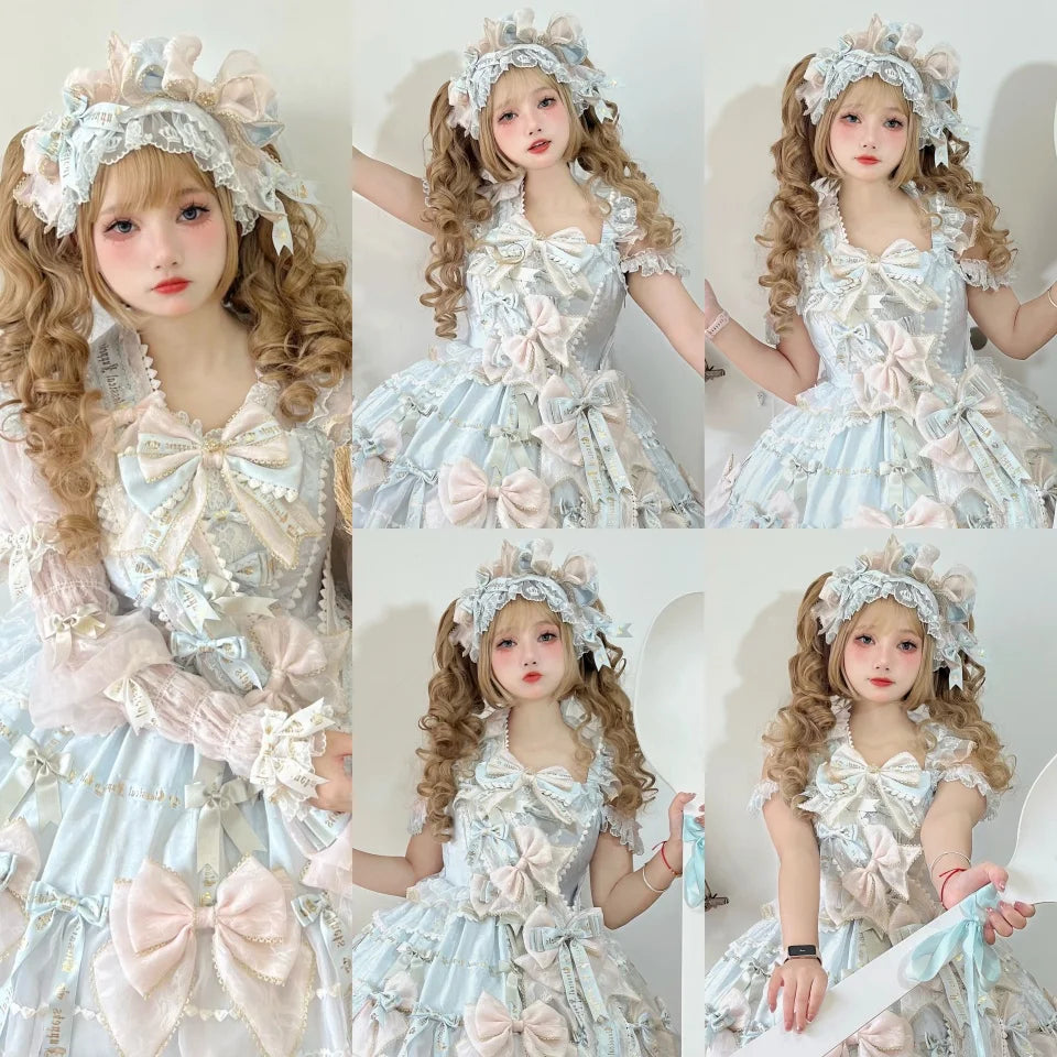 Curly Ponytail Lolita Wig for Cosplay Halloween and Christmas Parties - 11