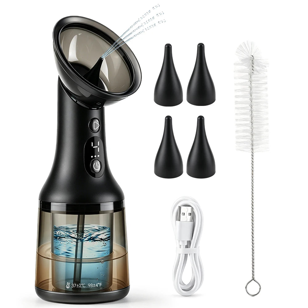 Electric Ear Wax Removal Irrigator with Dual Water Tank System