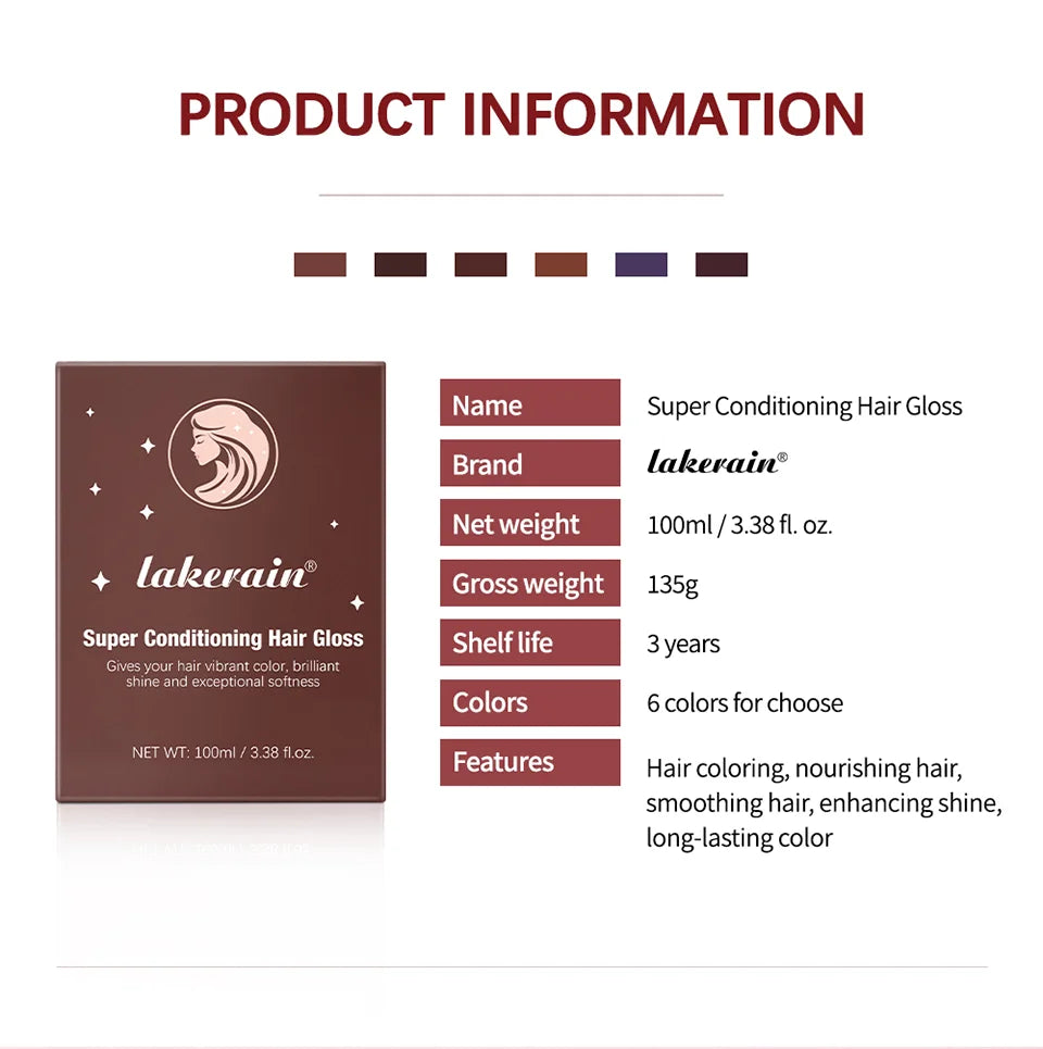 Conditioning Hair Gloss for Vibrant Color and Mirror-Like Shine - 15