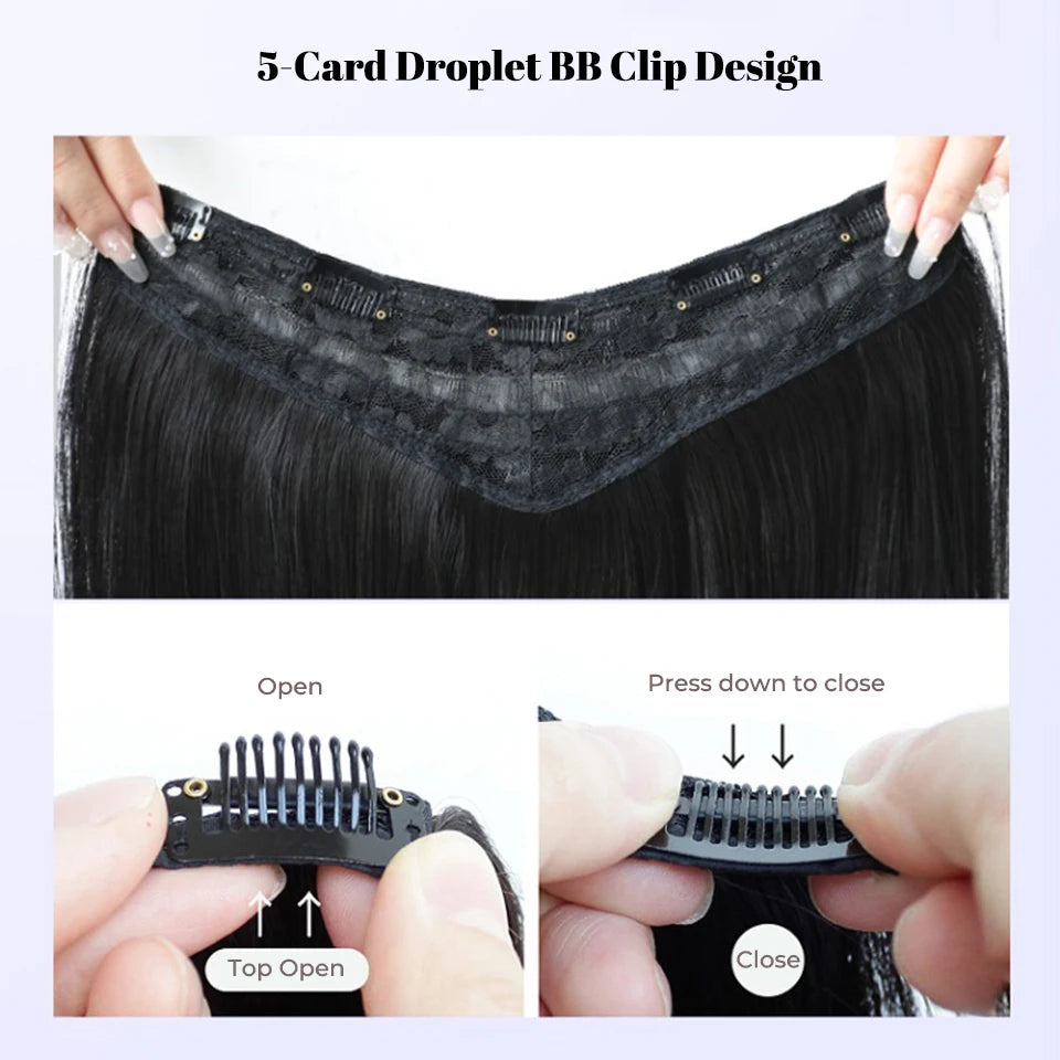 Wavy Clip-In Hair Extensions for Voluminous Styles