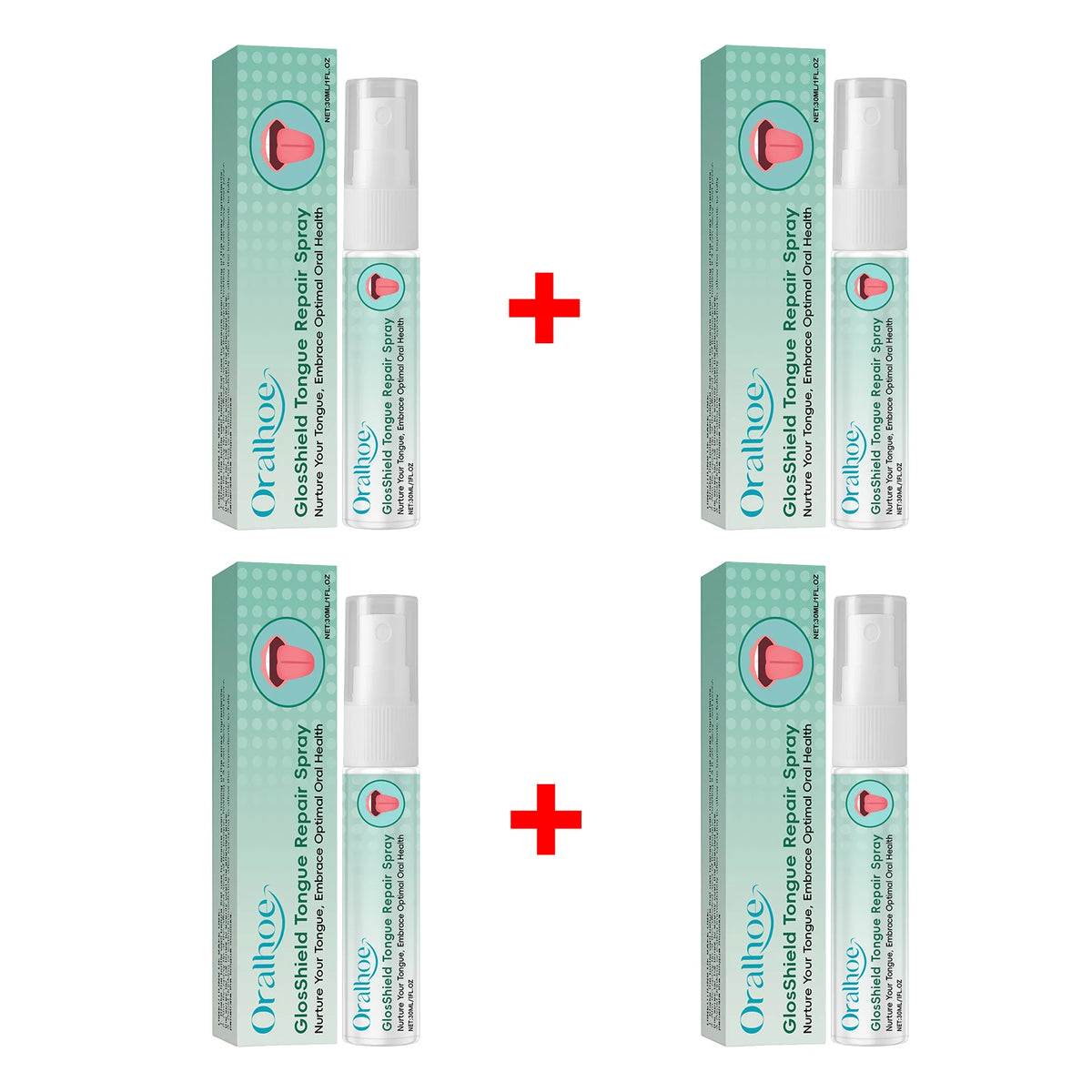 Refreshing Tongue Repair Spray for Oral Hygiene and Bad Breath Relief