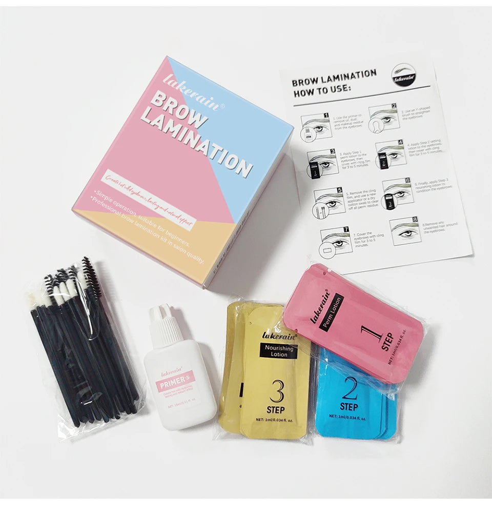 Professional Brow Lamination Kit for Fuller and Thicker Eyebrows