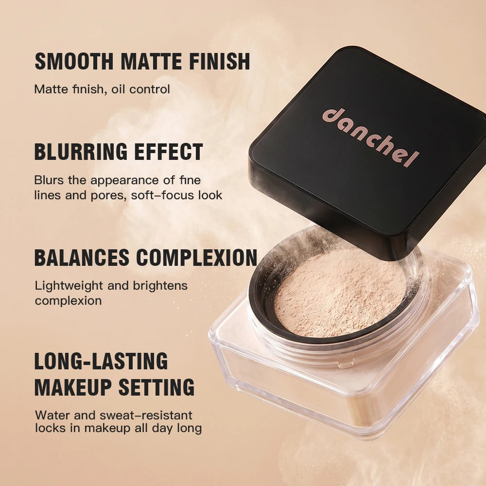Matte Finish Loose Baking and Setting Powder for Flawless Long-Lasting Wear