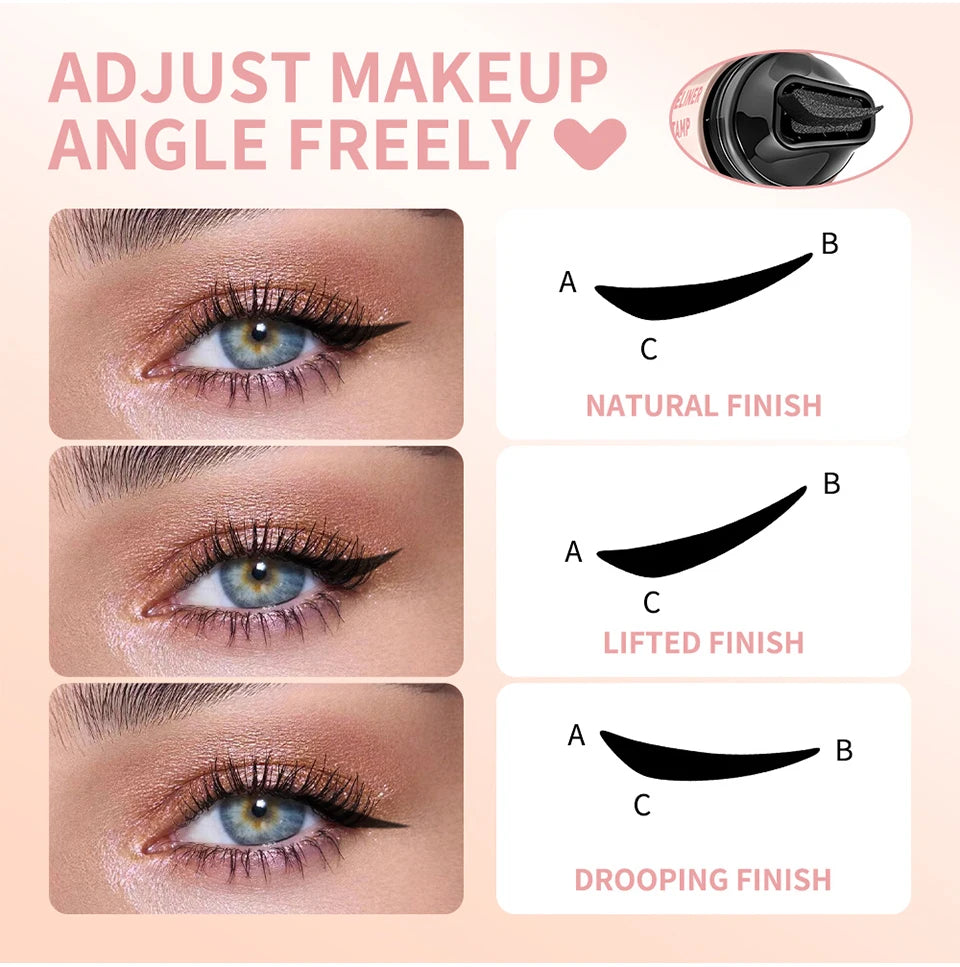 Waterproof Winged Eyeliner Stamp Pen for Perfect Cat Eye Makeup