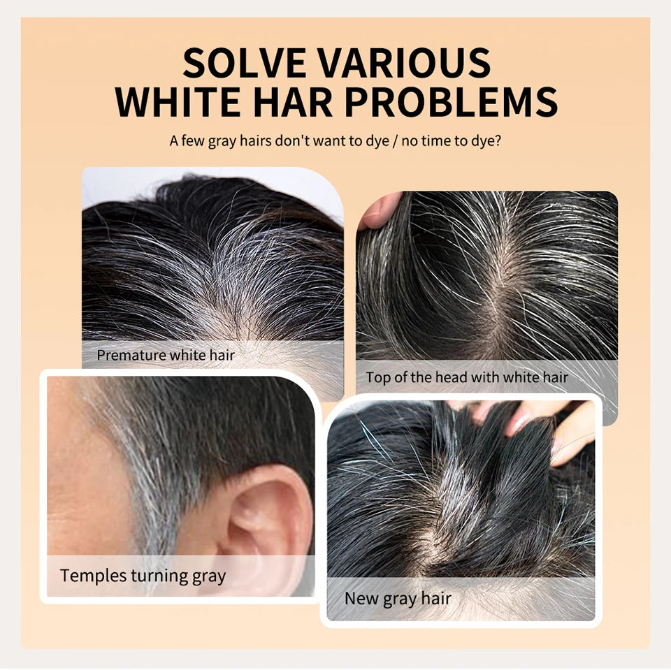Instant Gray Hair Root Touch-Up Stick for Natural Color Coverage - 13