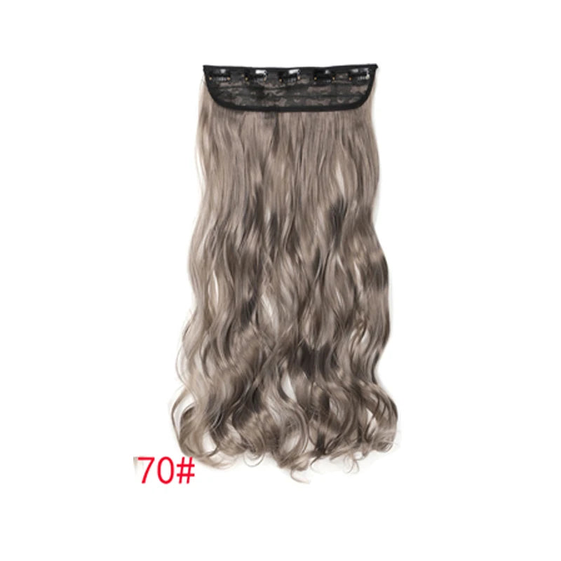 20-Inch Wavy Clip-In Synthetic Hair Extension - 11