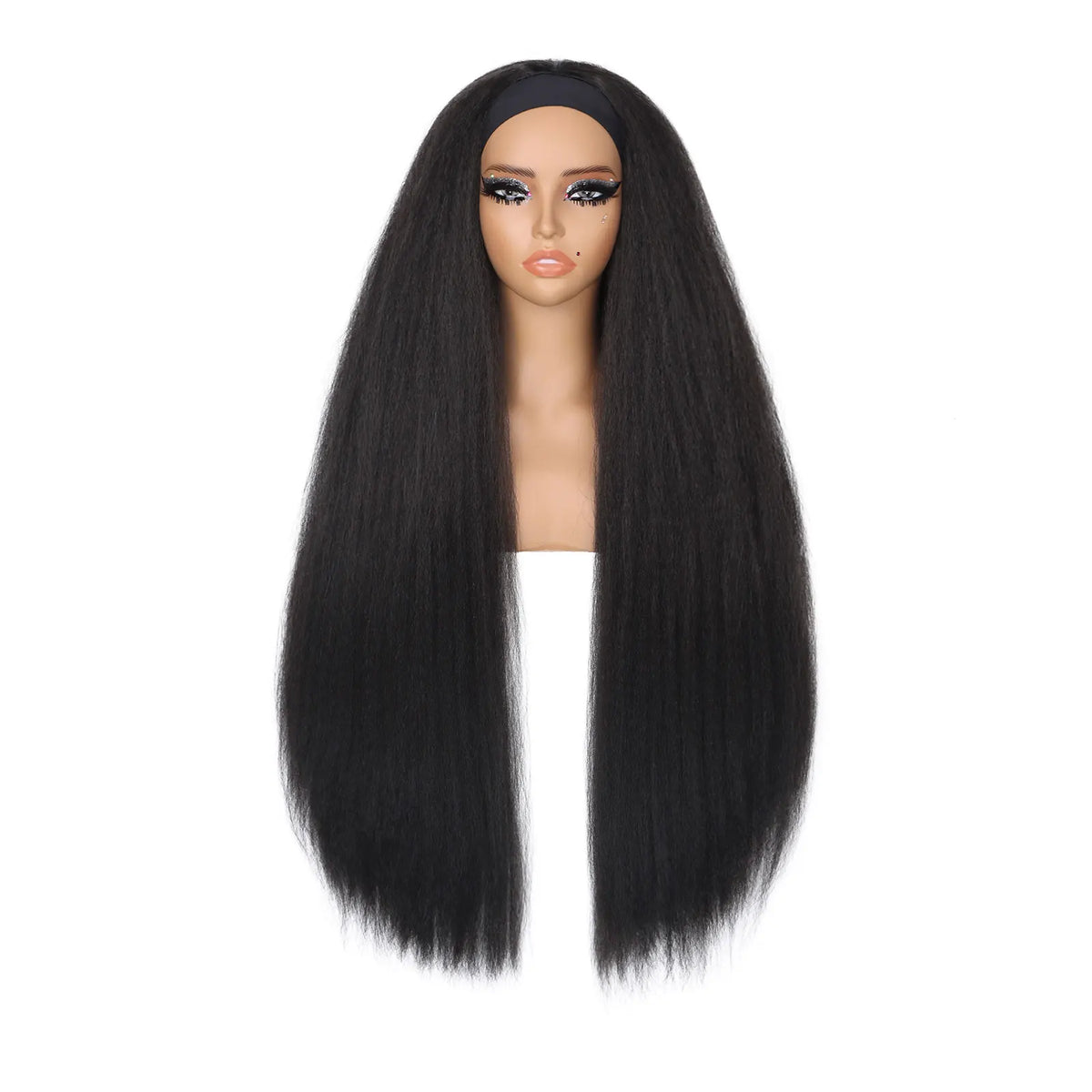 Long Yaki Straight Headband Wig for Easy Daily Styling