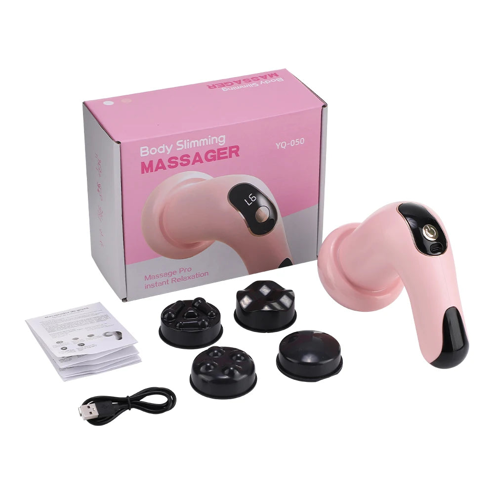 Electric Handheld Body Sculpting Massager for Cellulite and Fat Reduction