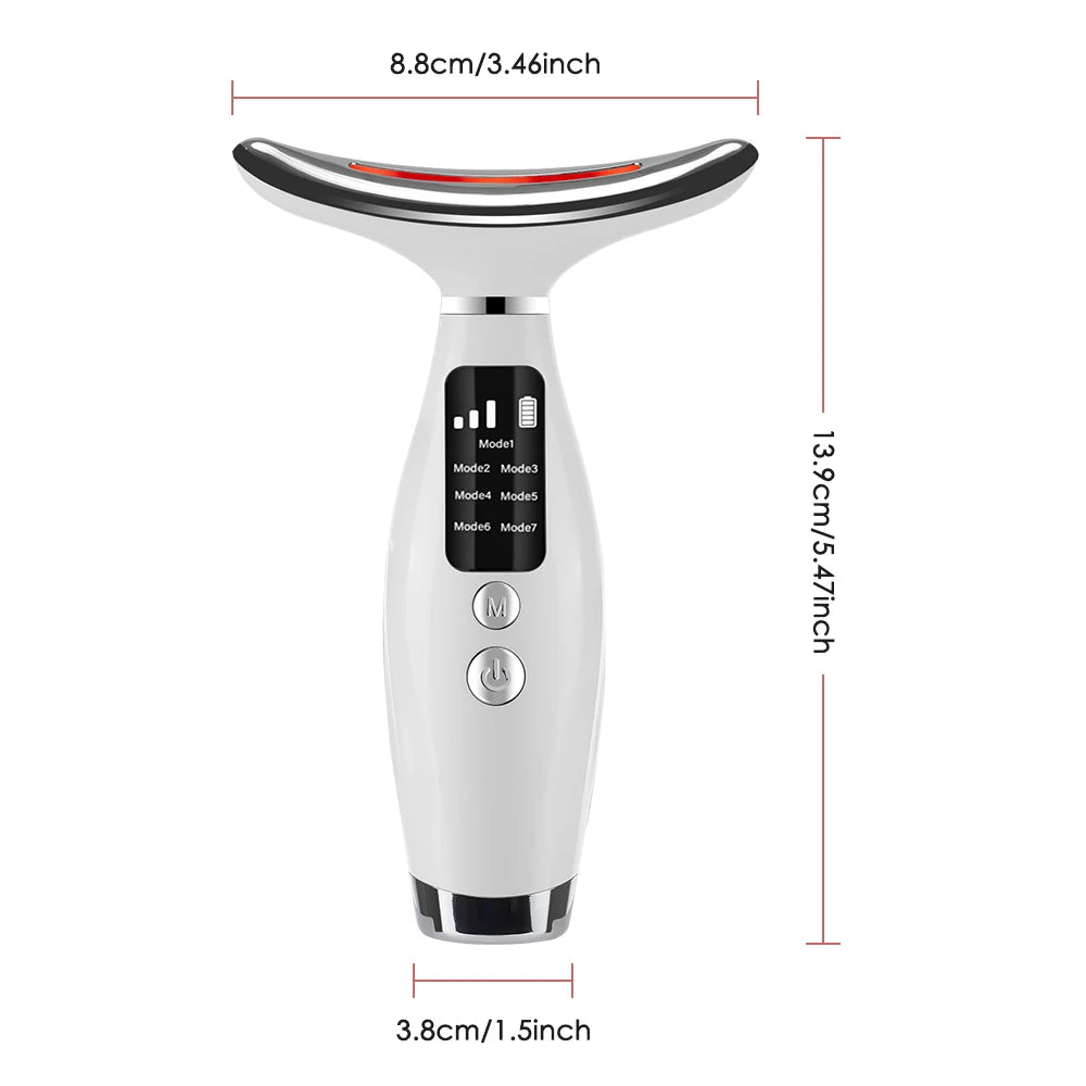 LED Facial and Neck Skin Tightening and Rejuvenation Massager - 13