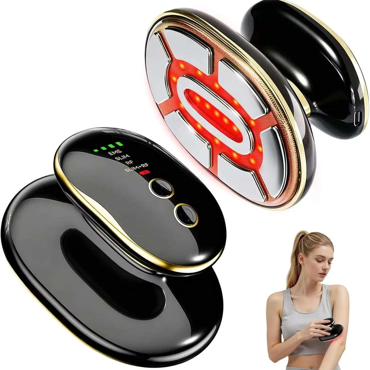 4-in-1 LED Body Sculpting and Cellulite Massager for Home Skin Tightening