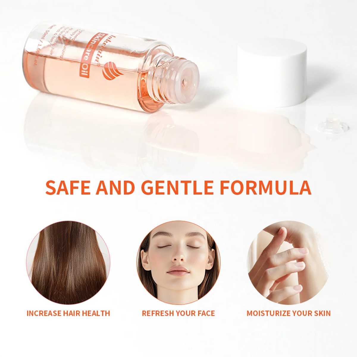 Multipurpose Hydrating Skincare Oil for Face, Body, and Hair Health