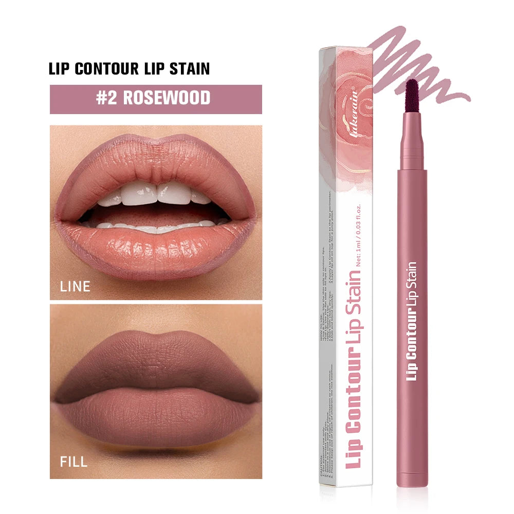 Dual-Sided Long-Lasting Lip Contour Stain and Liner Pen - 32