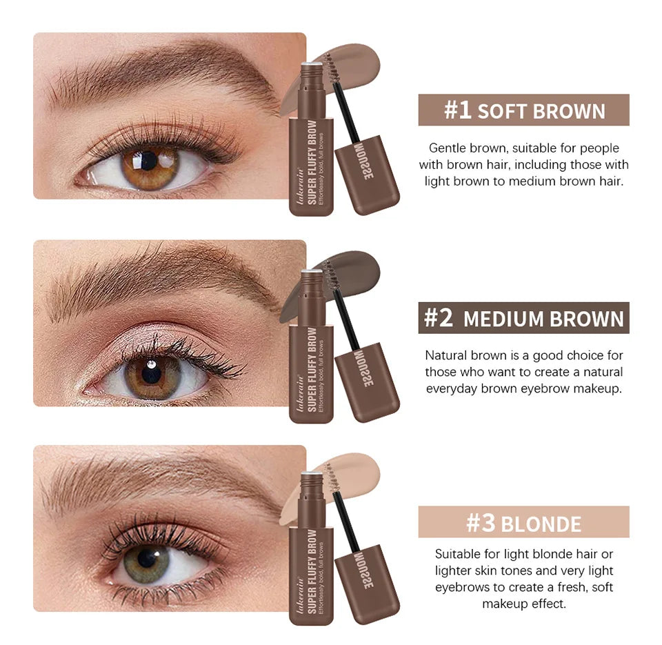 Volumizing Fluffy Brow Mousse for Natural Full Eyebrows