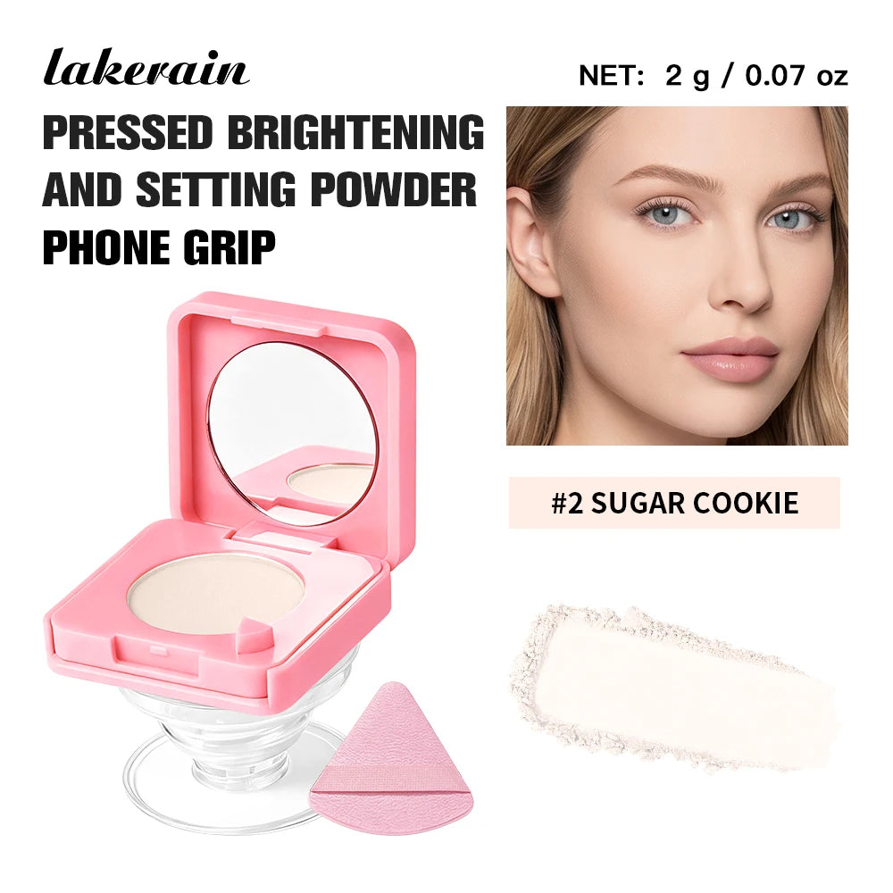 2-in-1 Matte Setting Powder and Portable Phone Grip for Travel Makeup - 20