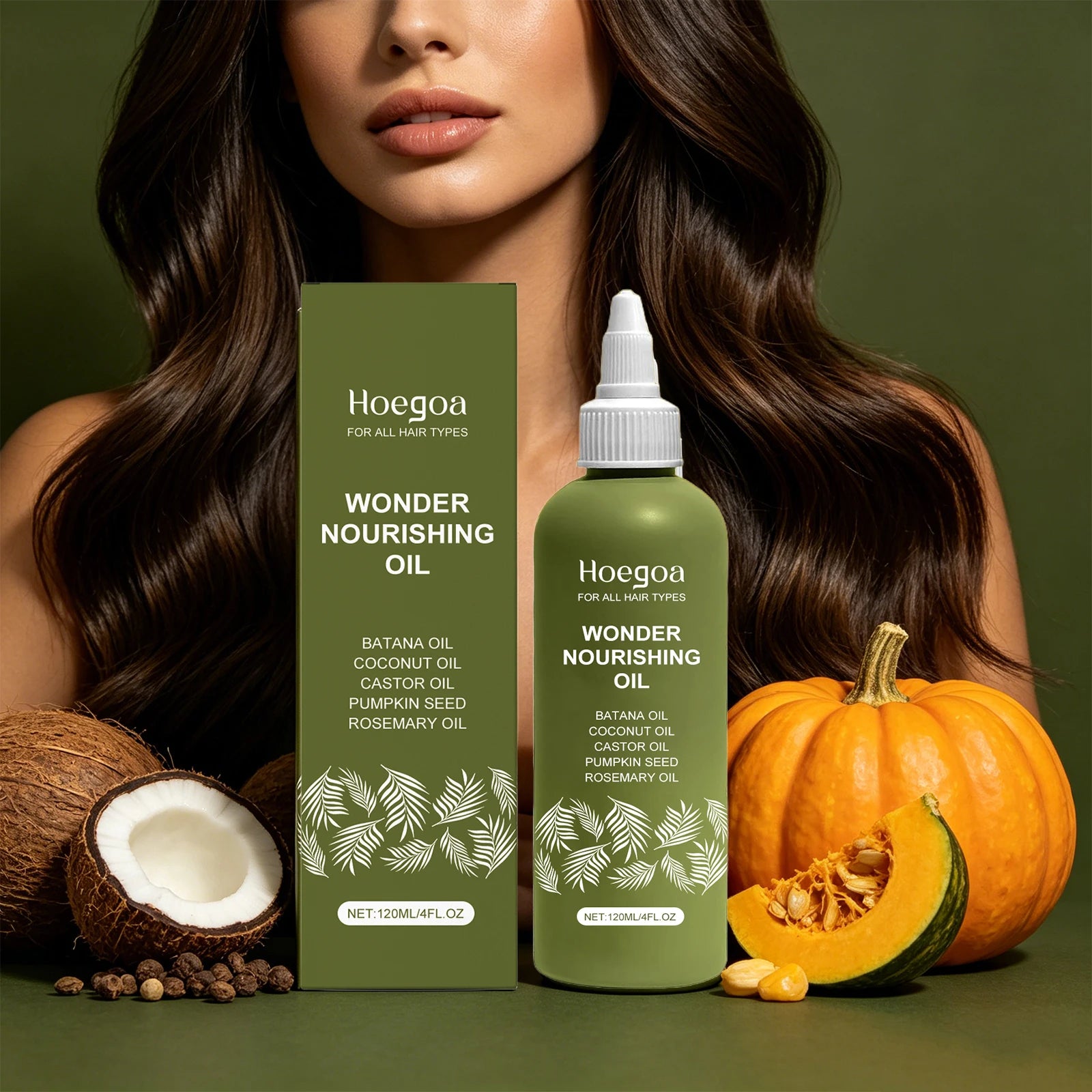 Nourishing Herbal Hair Growth Oil for Damaged Hair Repair and Strength - 8
