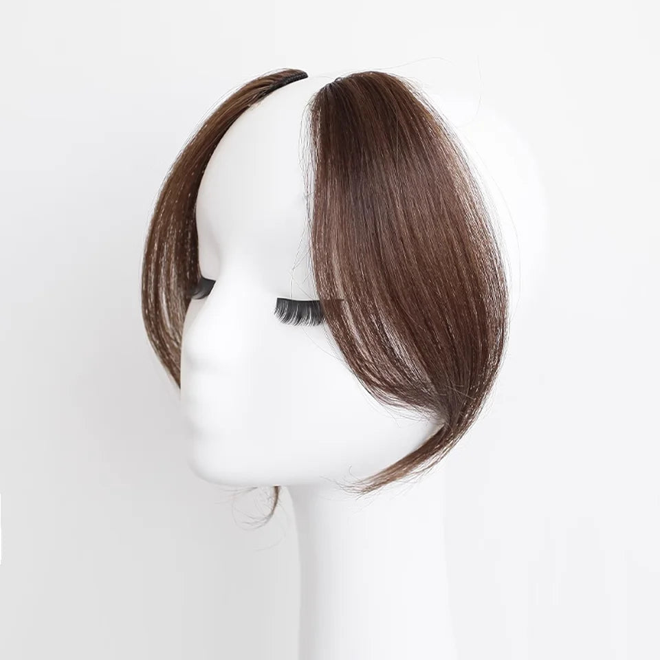 Clip-in Side Swept Bangs Hair Extensions for Instant Volume