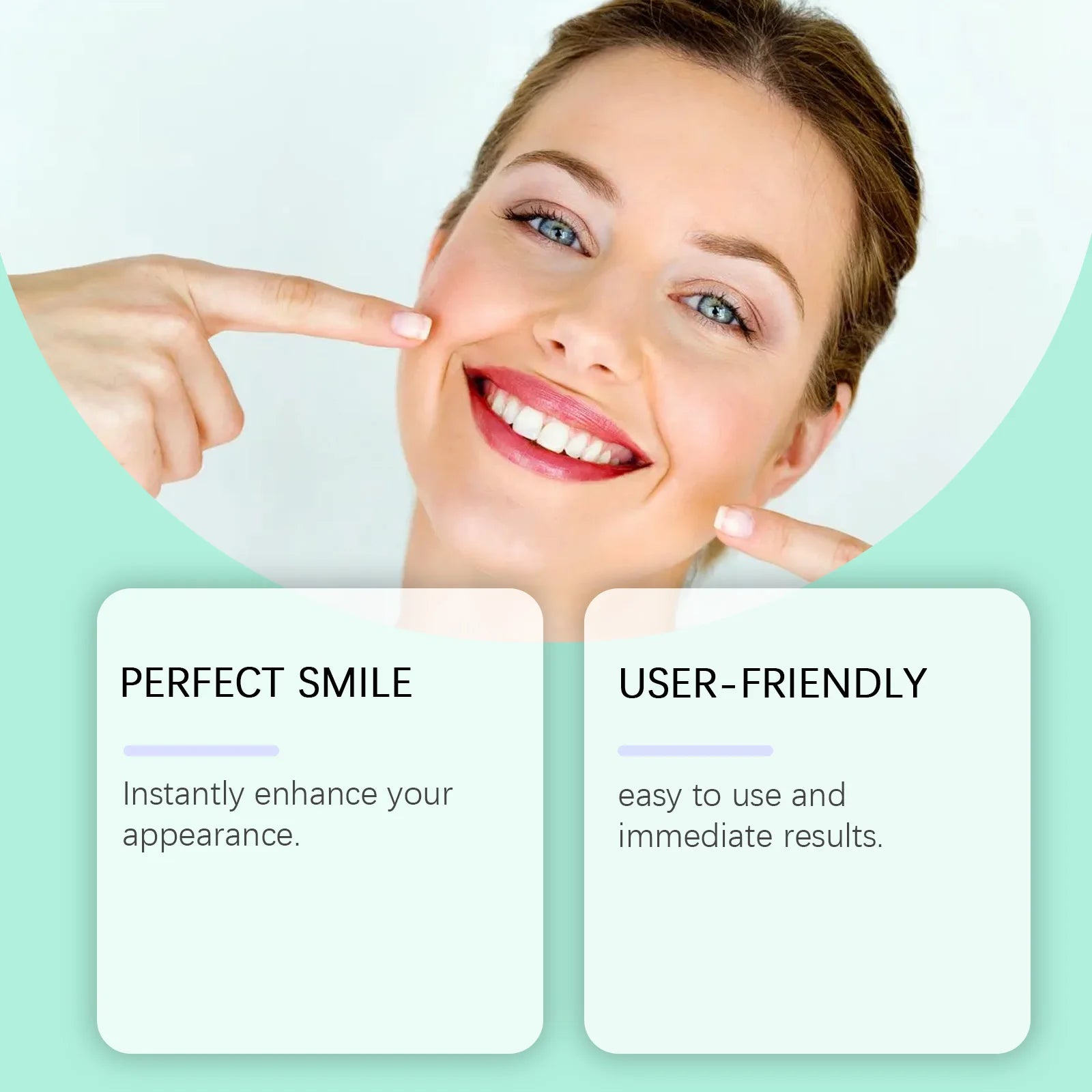Flexible Silicone Cosmetic Denture Set for a Natural Radiant Smile - 5