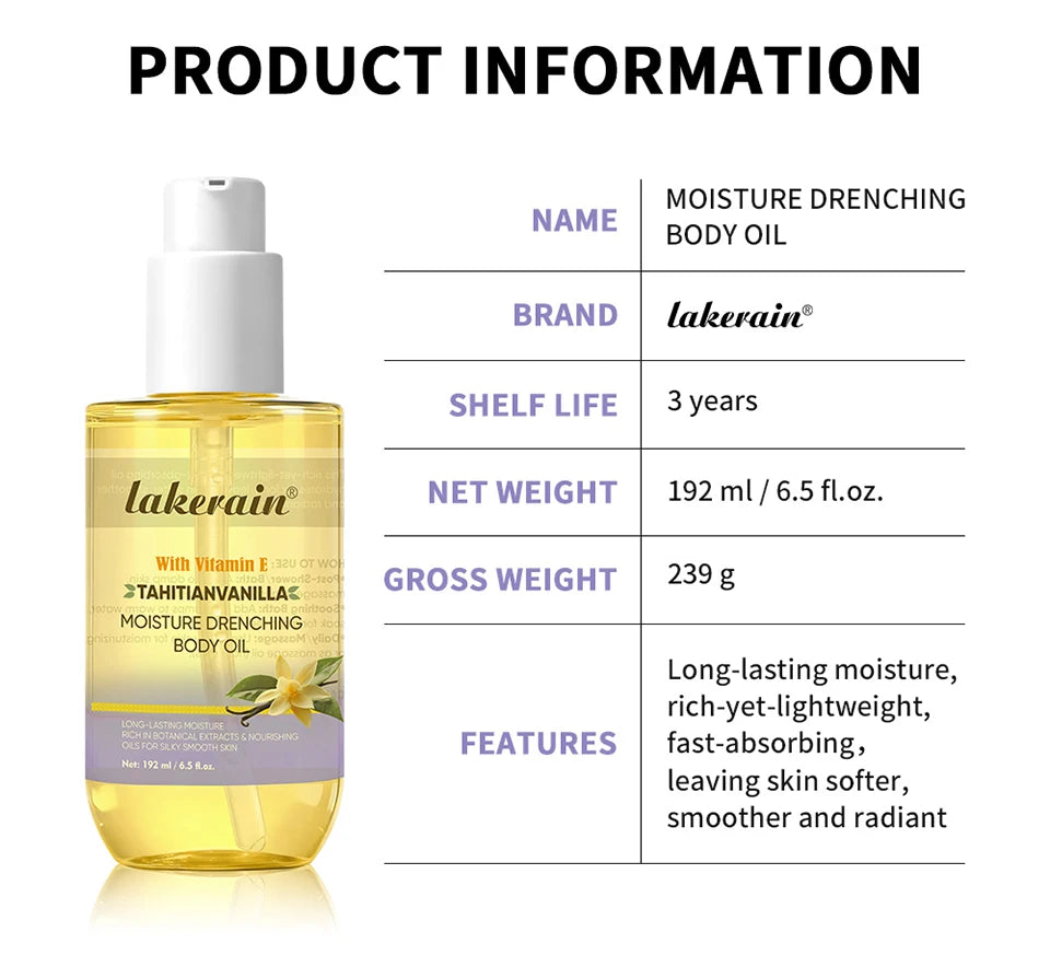 Moisture Drenching Body Oil for Dry Skin and Radiant Glow - 17