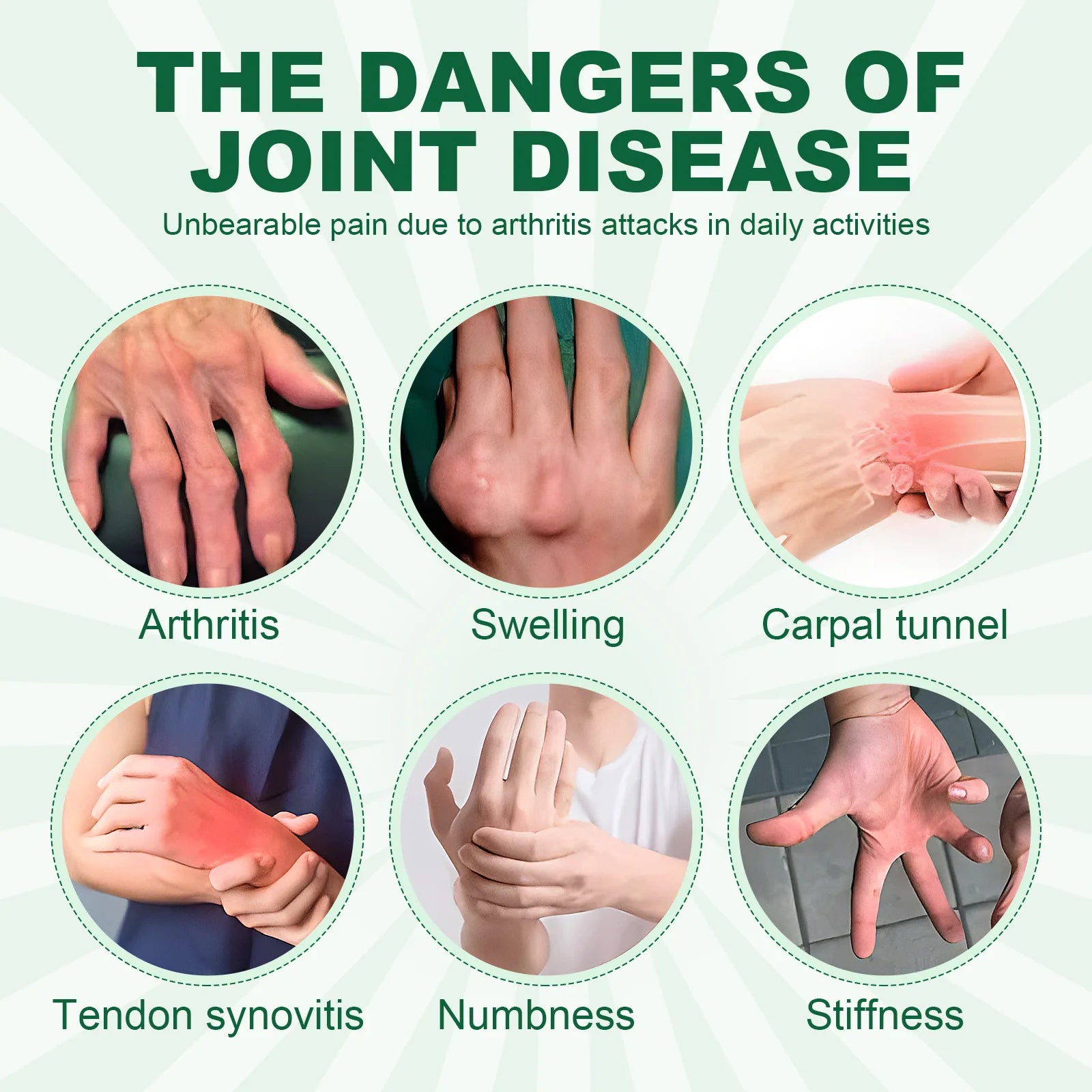 Magnetic Compression Therapy Gloves for Arthritis and Joint Pain Relief - 5