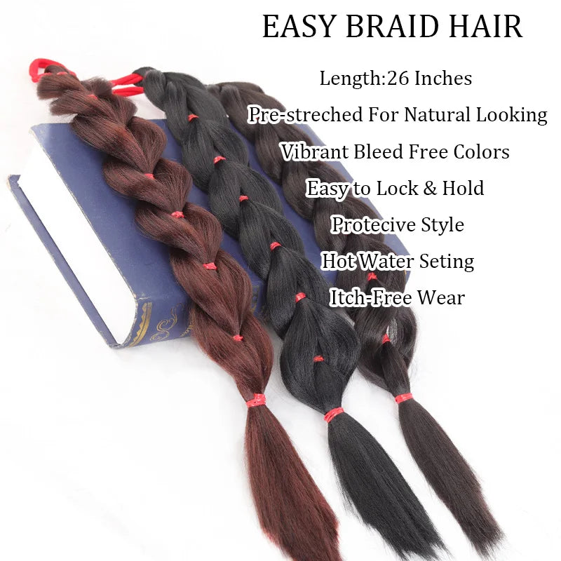 Synthetic Braided Ponytail Hair Extension for Daily Wear - 3