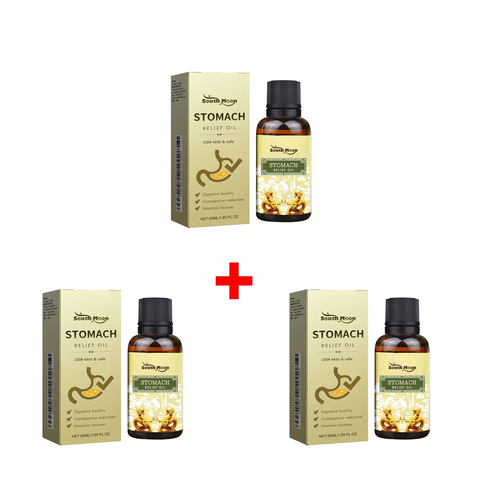 Natural Herbal Abdominal Massage Oil for Constipation and Stomach Relief - 13