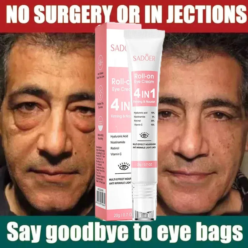 Anti-Wrinkle Retinol Eye Cream for Dark Circles and Puffiness - 8