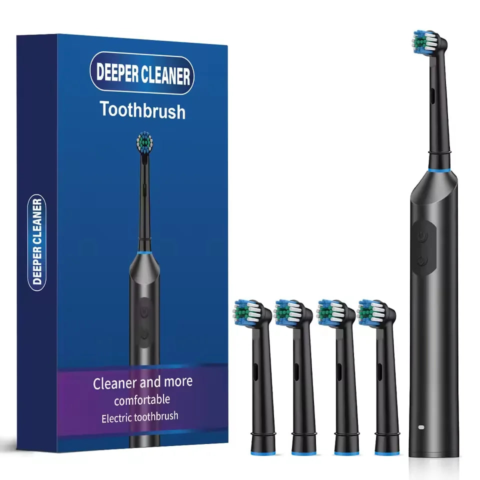 Rechargeable Electric Toothbrush with 5 Modes and 4 Replacement Heads - 20
