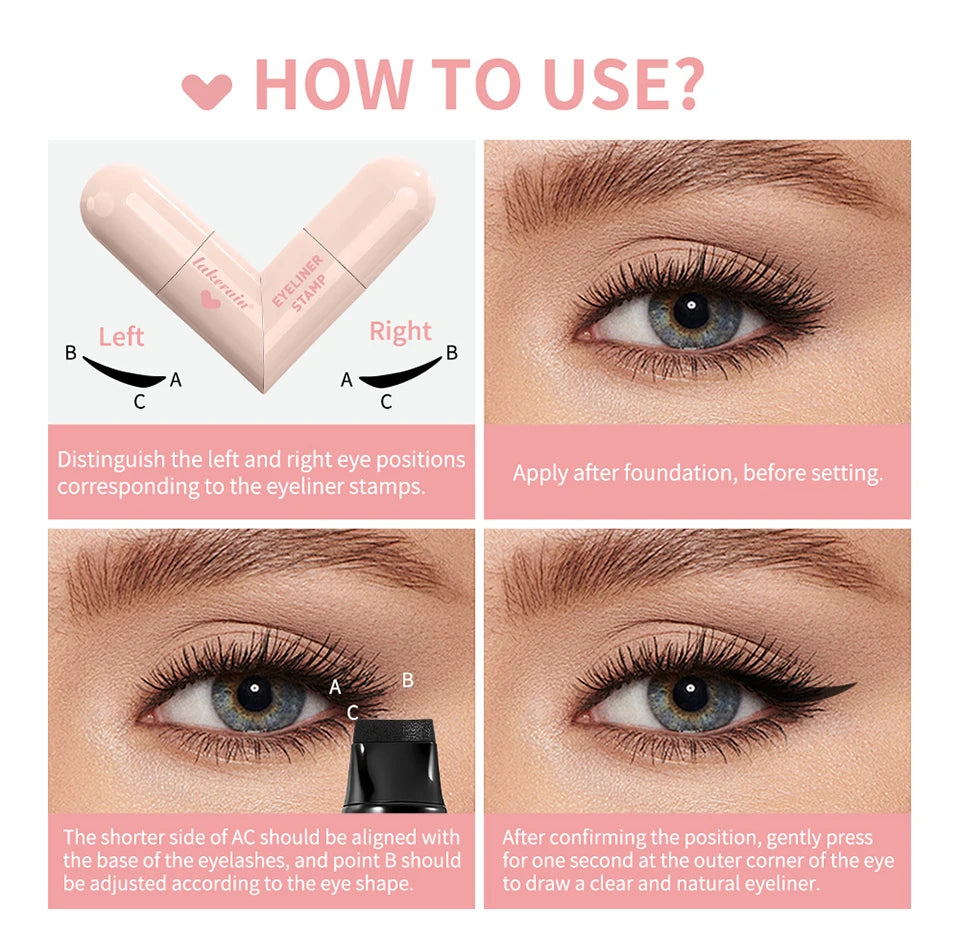 Waterproof Winged Eyeliner Stamp Pen for Perfect Cat Eye Makeup - 15