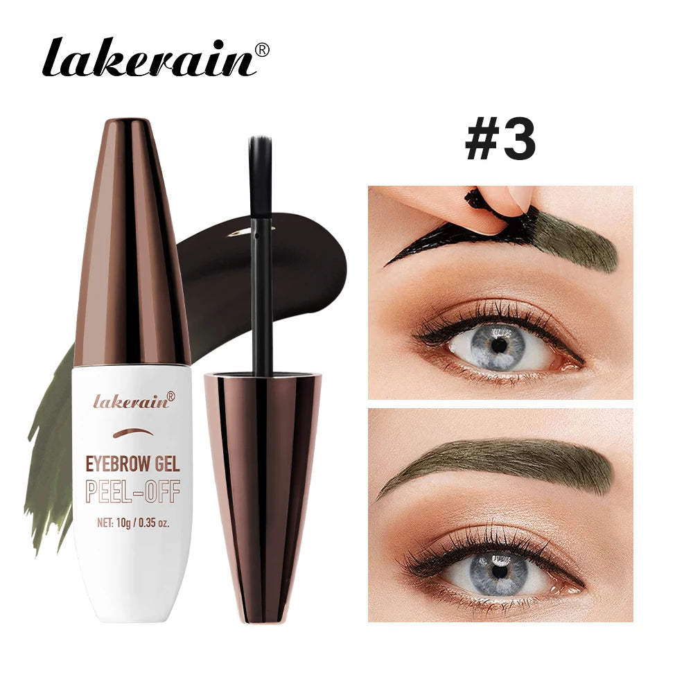 Waterproof Peel-Off Eyebrow Tint Gel for Long-Lasting Natural Brows - 21
