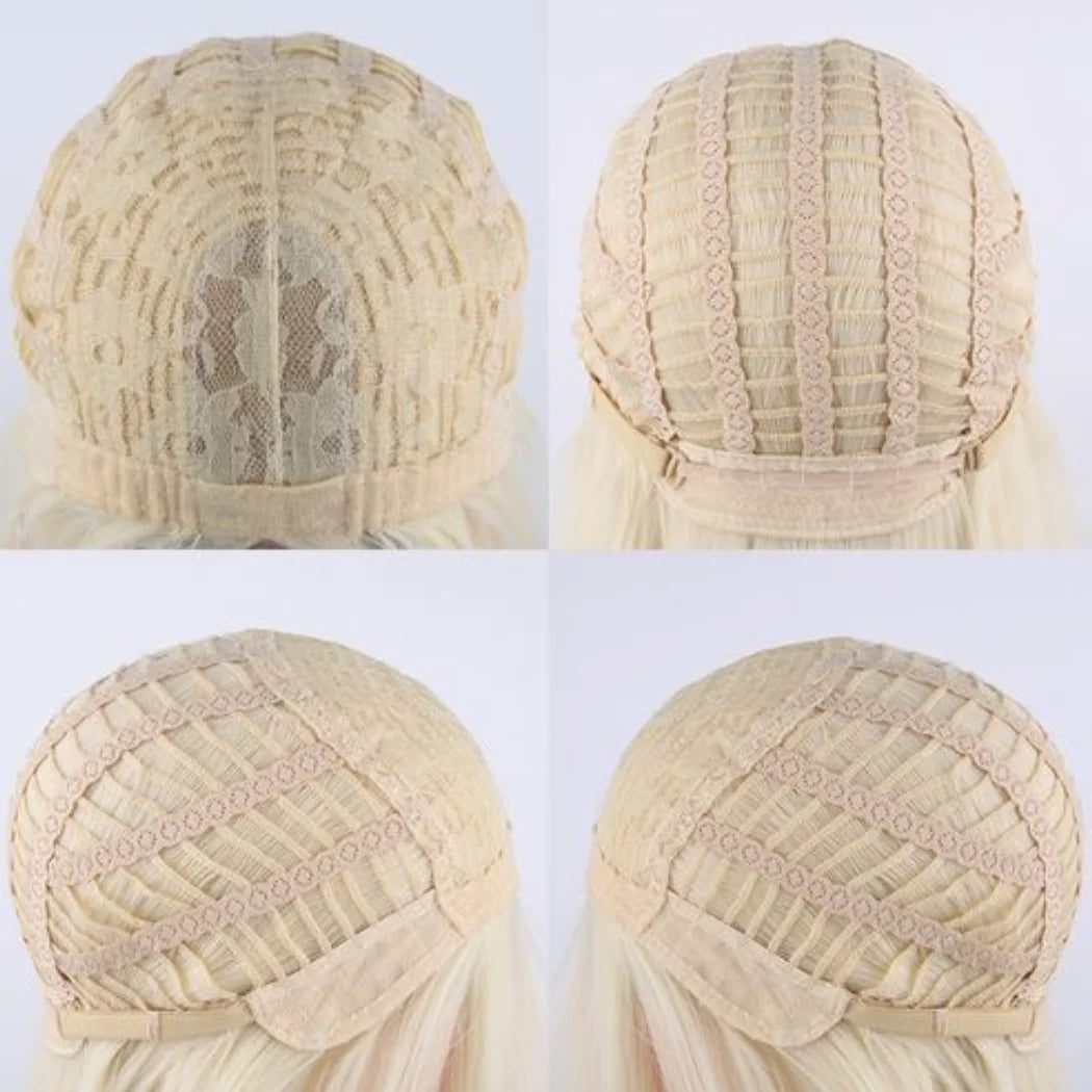 Heat Resistant Ombre Wavy Wig for Daily Wear and Cosplay